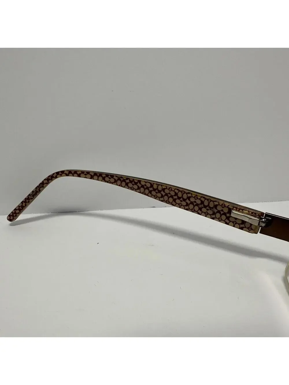 Coach Vera 232 Light Tortoise Eyeglasses Frames Only 48[]18 Half Rim + Case